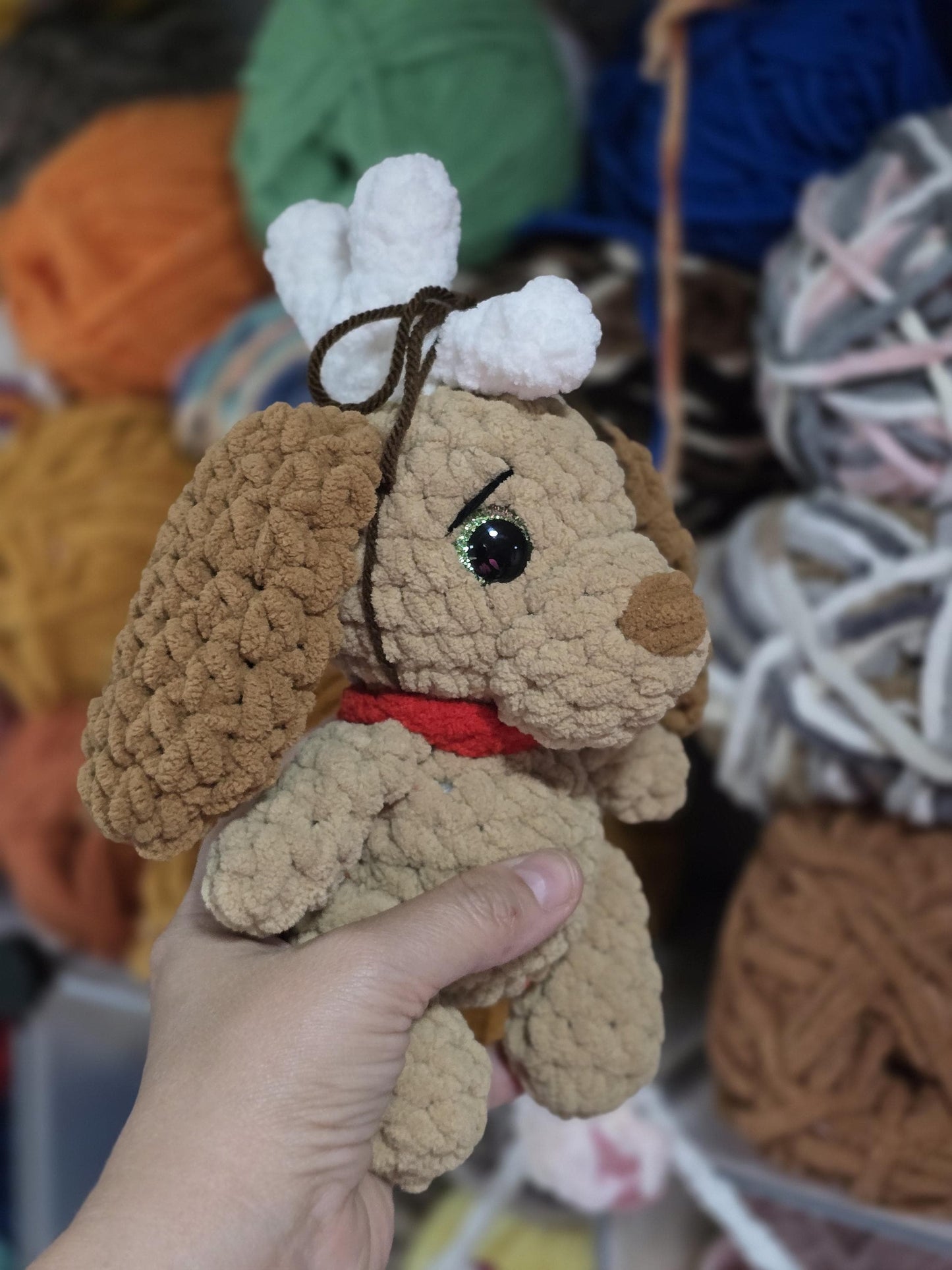 CROCHET PATTERN, Max the Christmas Puppy
