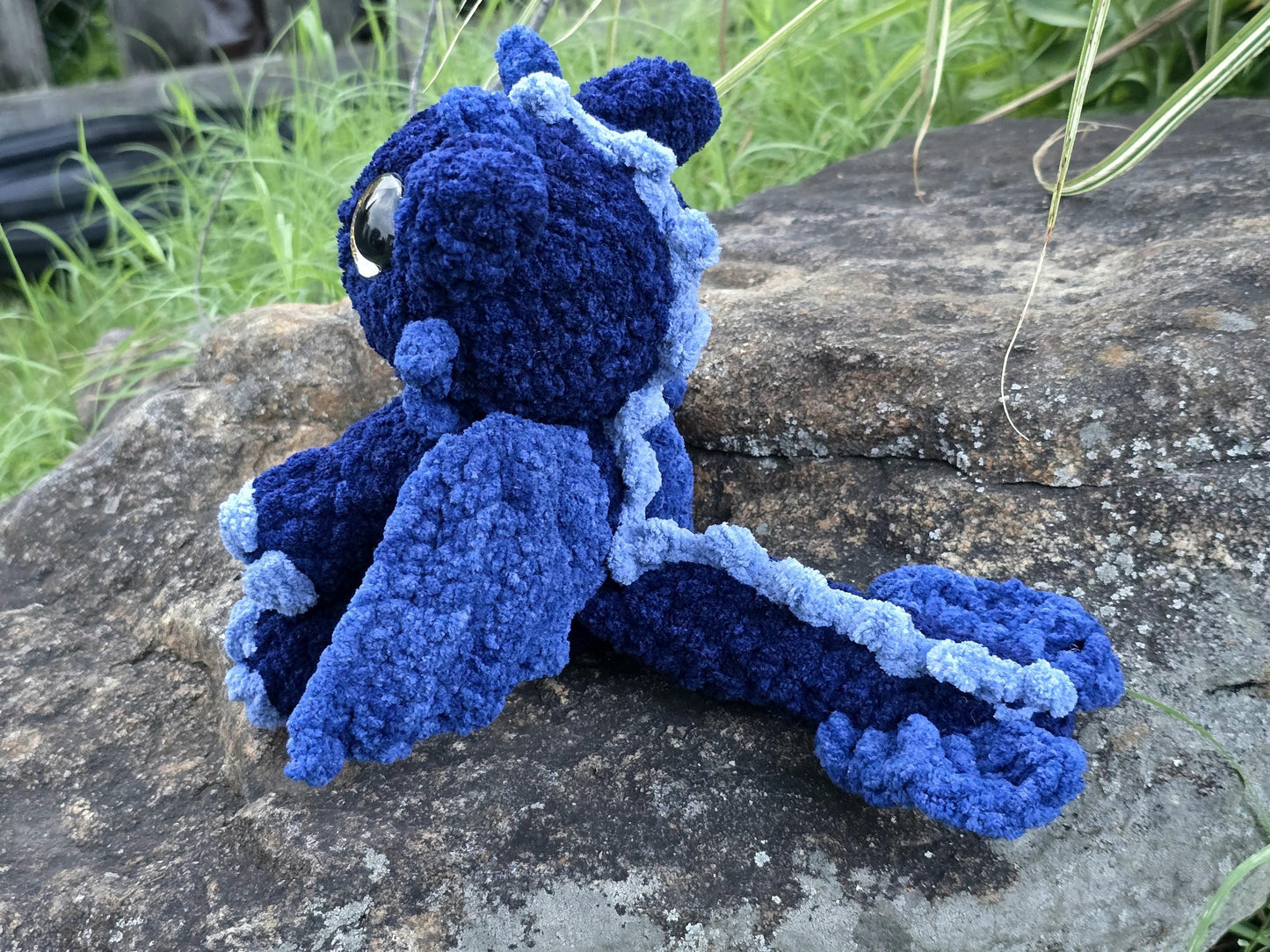 Crochet Dragon Pattern Duo: Night Fury & Light Fury (PDF Download)