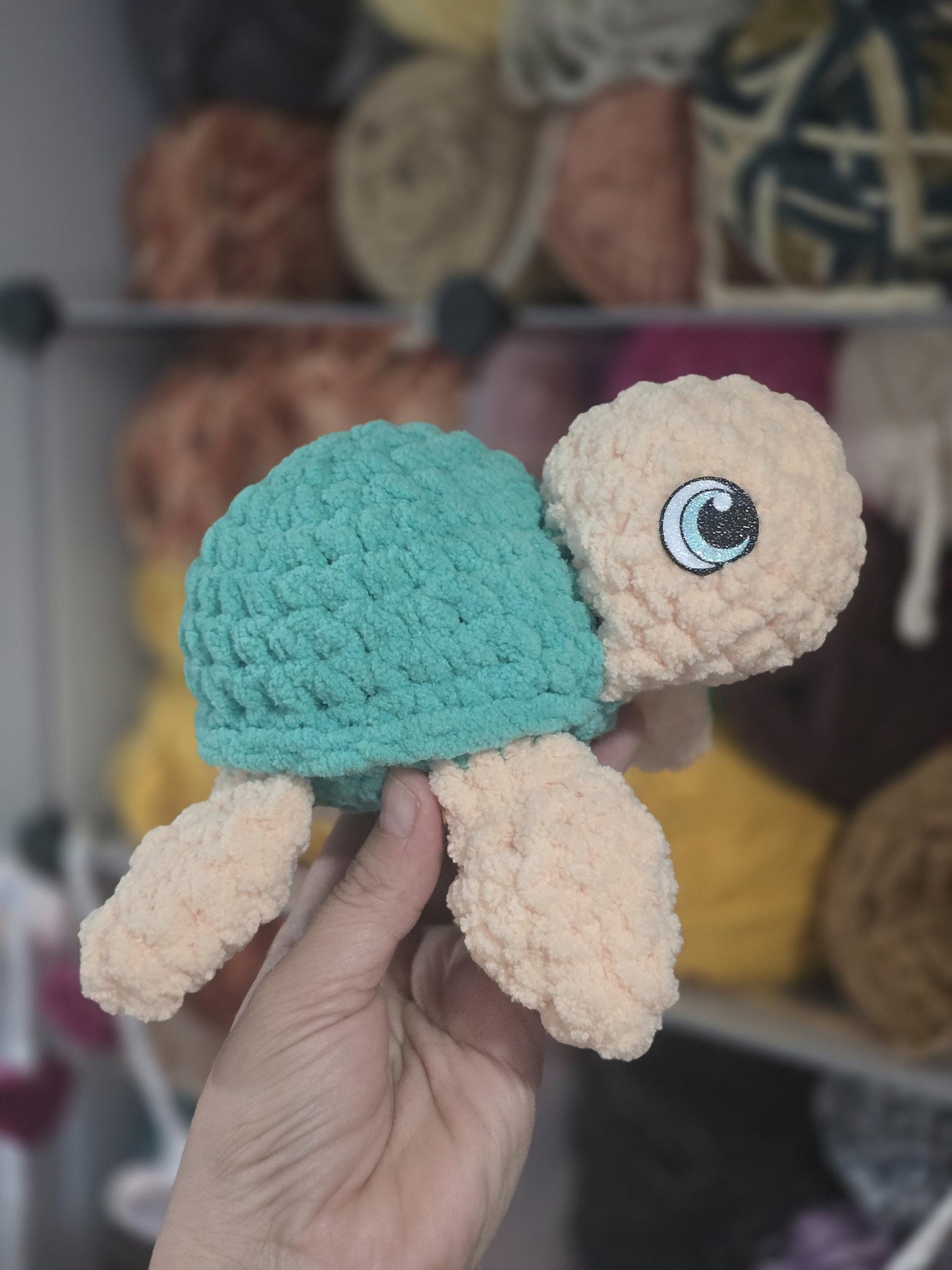 Tully the Sea Turtle Crochet Pattern | No Sew Amigurumi Turtle| Beginner Friendly Plush | Bubble Buddies