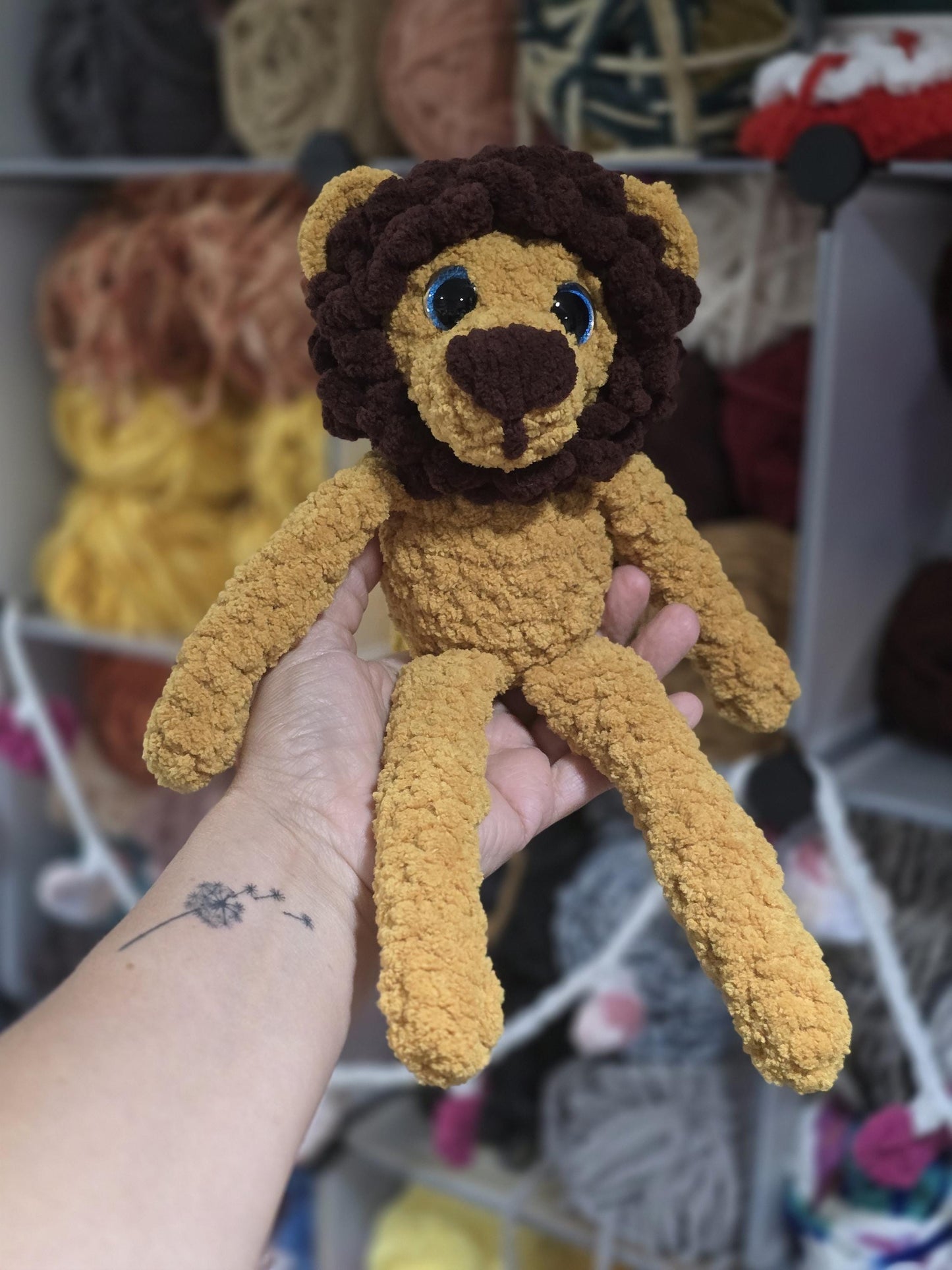 CROCHET PATTERN, Roary the Lion, Whimsy Friends Collection, Lion Crochet Pattern, Daisy, Lion Toy