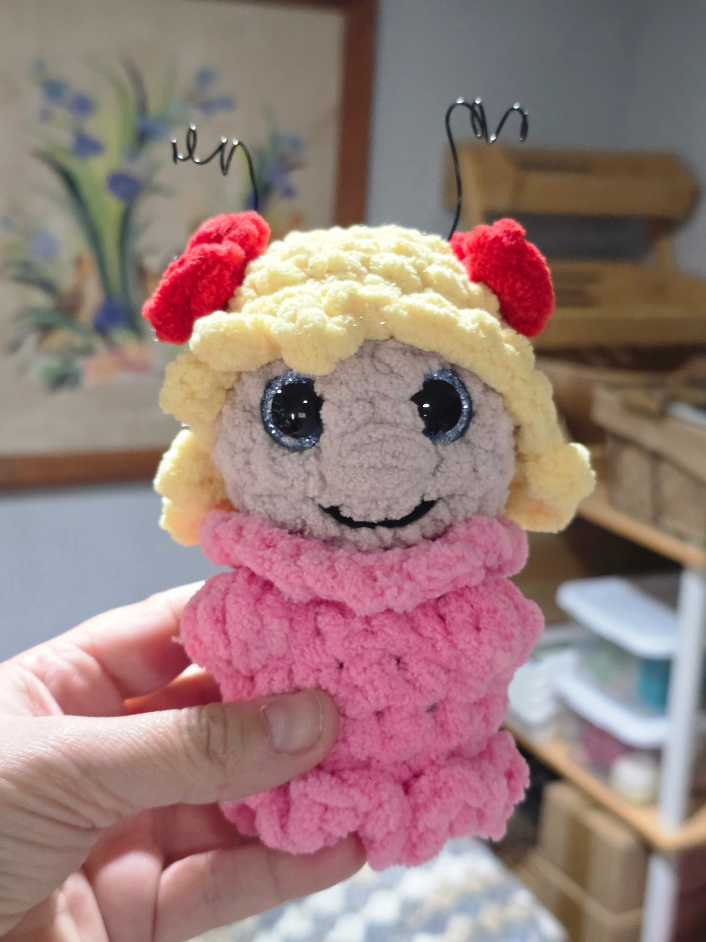 CROCHET PATTERN, Pocket Lou Who