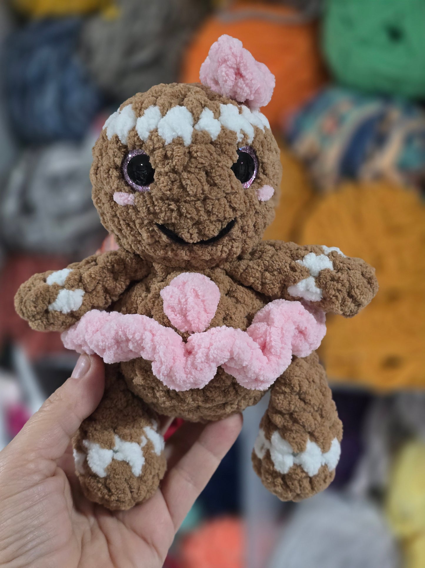 CROCHET PATTERN, Gingerbread Duo, Ginger and Snap