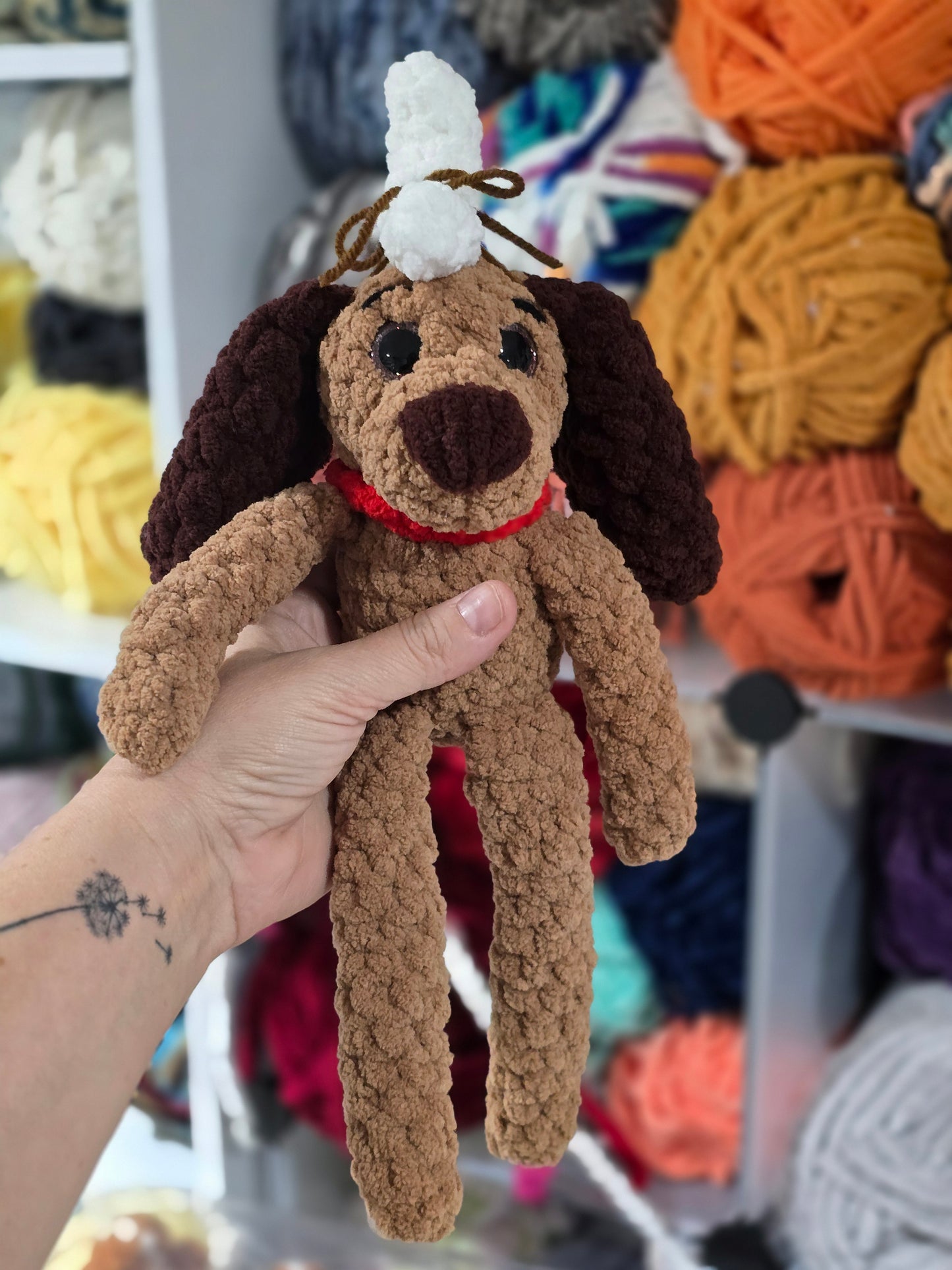 CROCHET PATTERN ~ Max the Christmas Puppy, Whimsy Friends