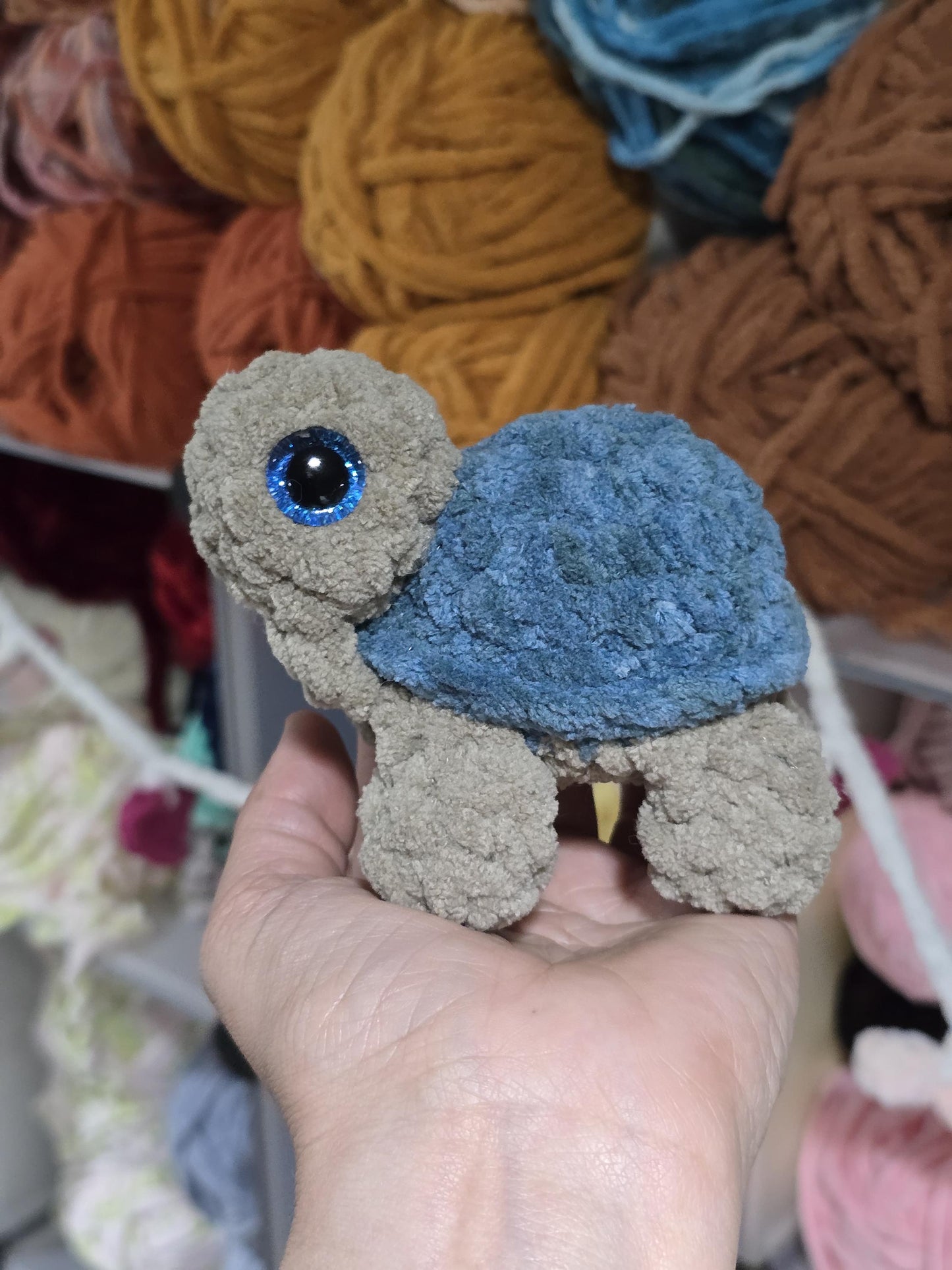 CROCHET PATTERN, Norman the Turtle, NO Sew Crochet Pattern