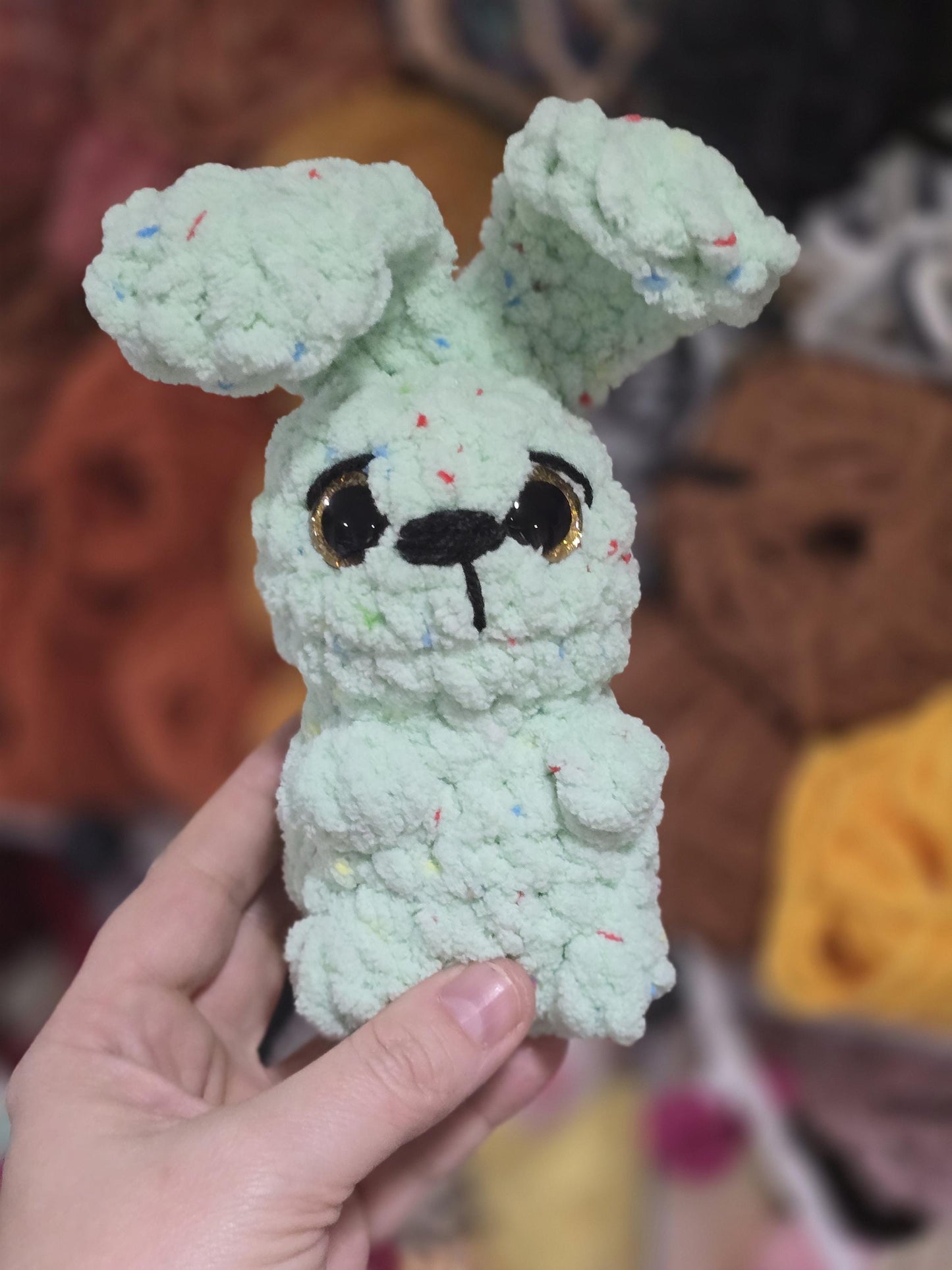 Crochet Pattern, Pocket Bunny, NO Sew Pattern
