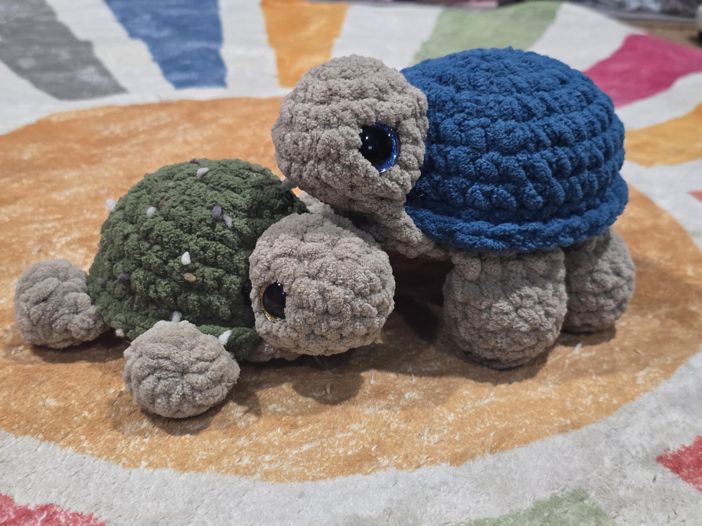 Crochet Pattern BUNDLE, Turtle Trio, Norman, Sheldon and Melvin Turtle Patterns, NO SEW