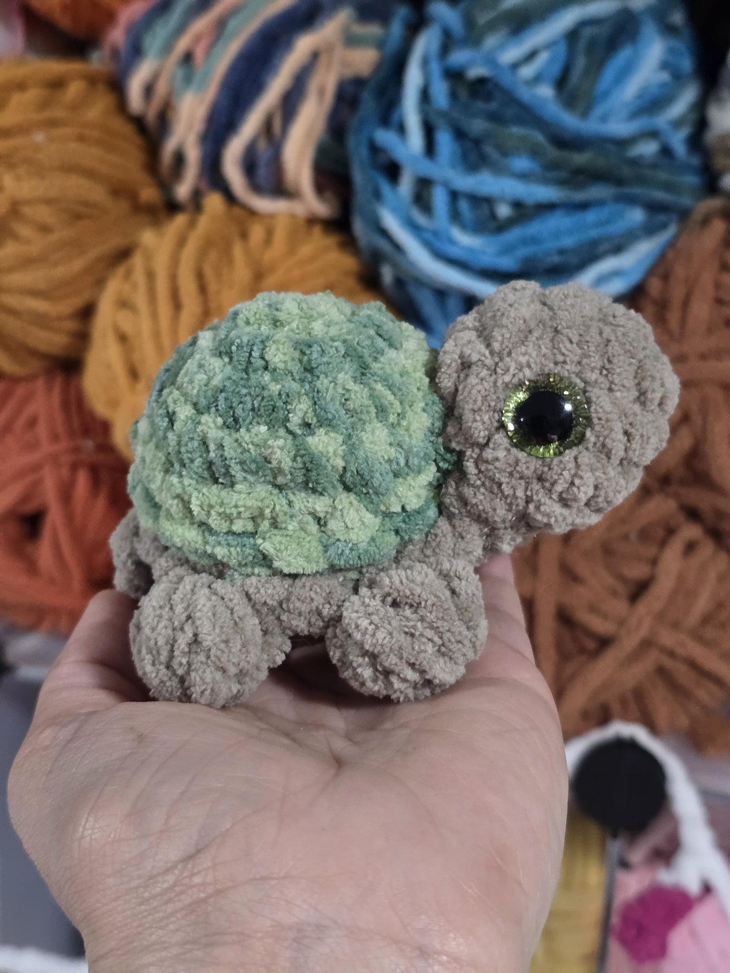 CROCHET PATTERN, Tank the Turtle, No Sew Crochet Pattern