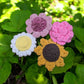 Crochet Pattern Bundle, Flower Friends, Pocket Friends Collection (Daisy, Rose, Sunflower)