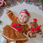 CROCHET PATTERN, Gingerbread Duo, Ginger and Snap