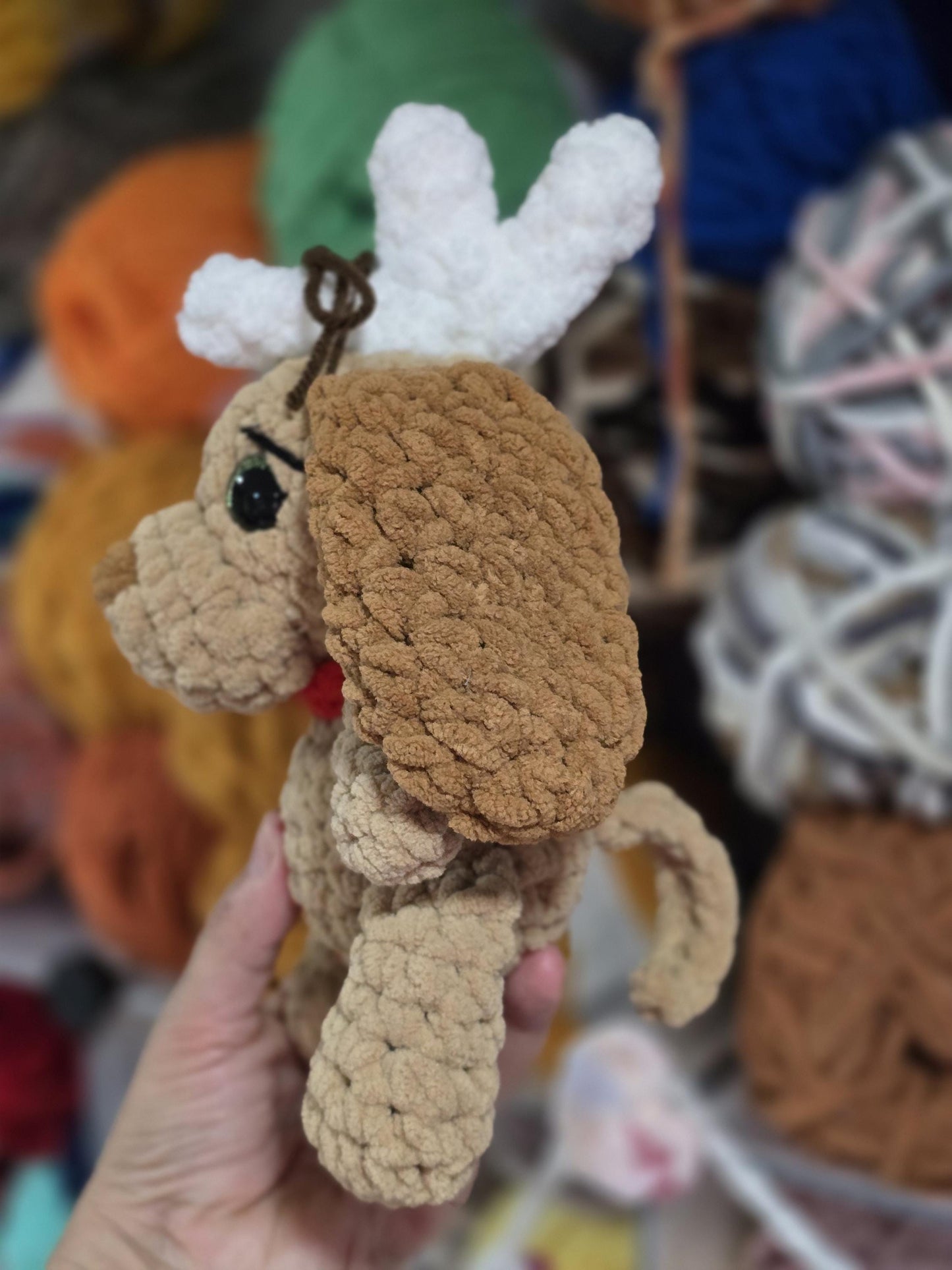 CROCHET PATTERN, Max the Christmas Puppy