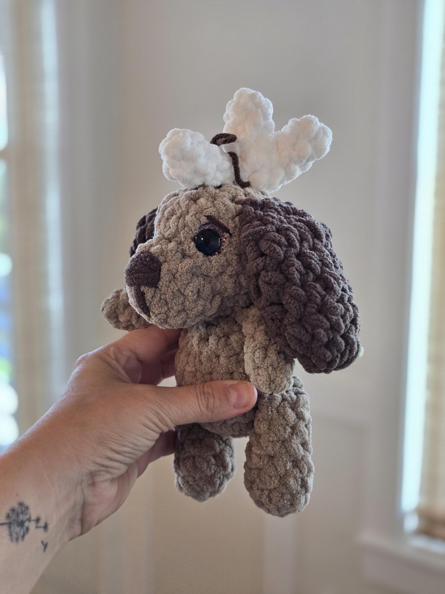 CROCHET PATTERN, Max the Christmas Puppy