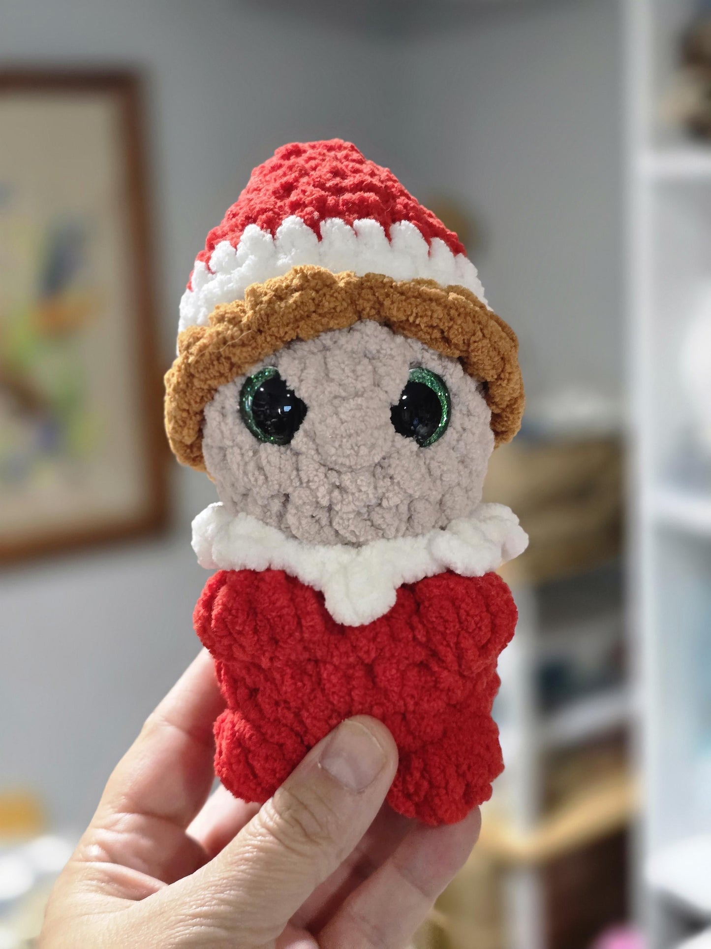 CROCHET PATTERN, Pocket Elves, Pocket Friends Christmas Elf Crochet Pattern