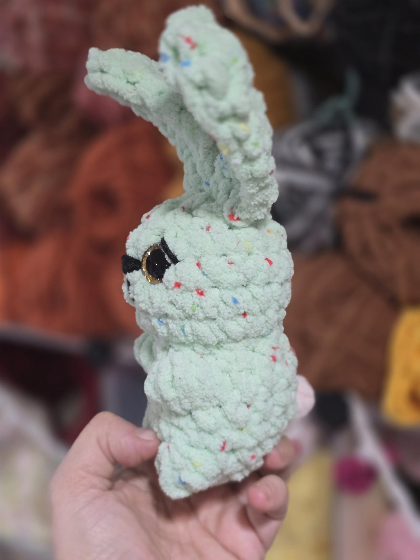 Crochet Pattern, Pocket Bunny, NO Sew Pattern