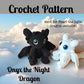 Crochet Dragon Pattern Duo: Night Fury & Light Fury (PDF Download)
