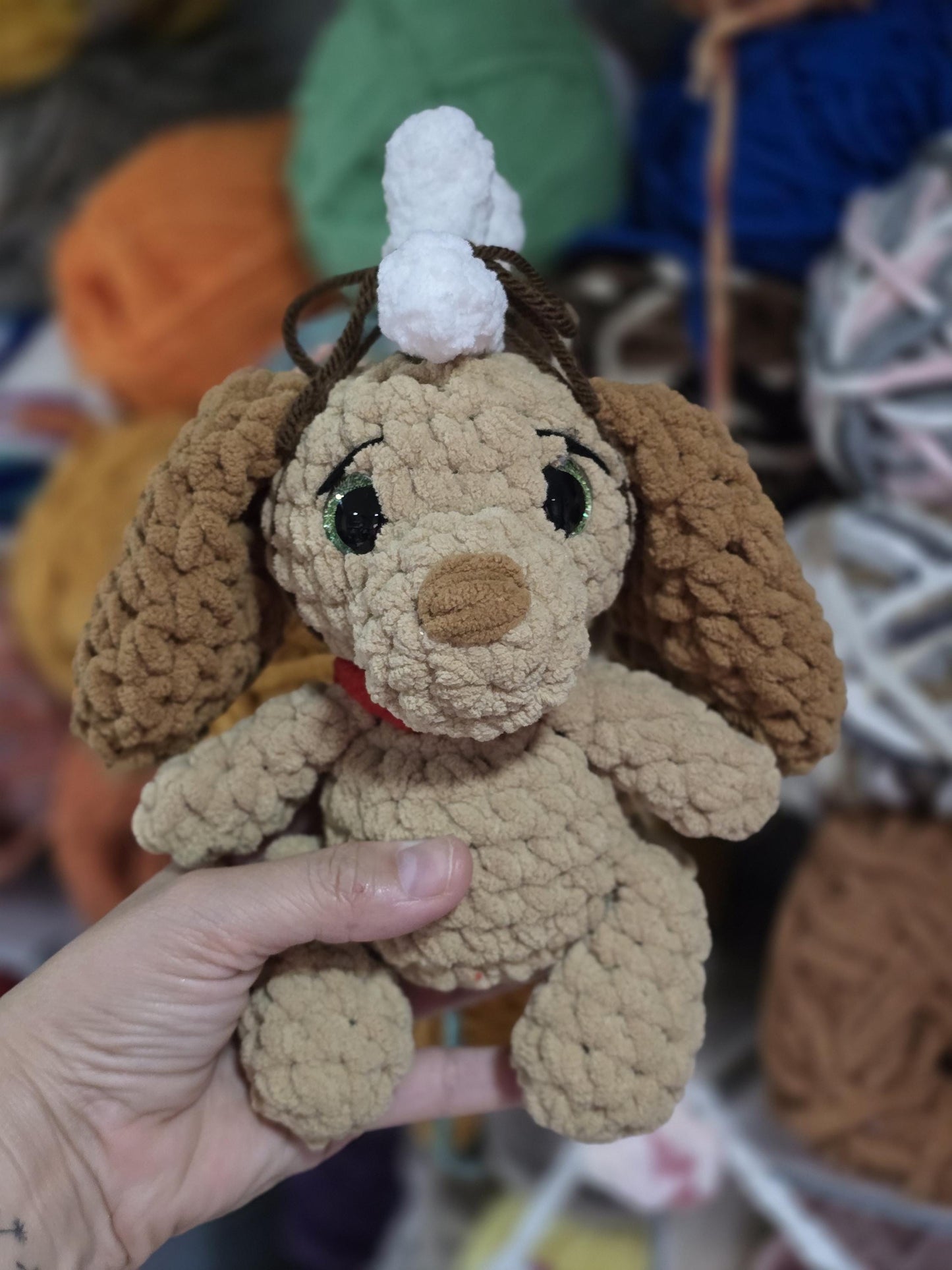 CROCHET PATTERN, Max the Christmas Puppy