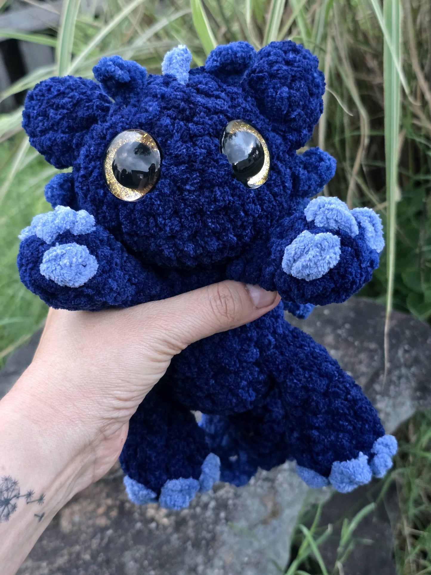Crochet Dragon Pattern Duo: Night Fury & Light Fury (PDF Download)