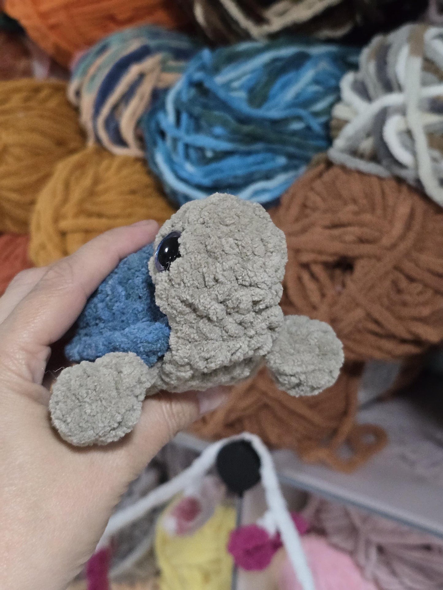 CROCHET PATTERN, Norman the Turtle, NO Sew Crochet Pattern