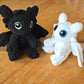 Crochet Dragon Pattern Duo: Night Fury & Light Fury (PDF Download)