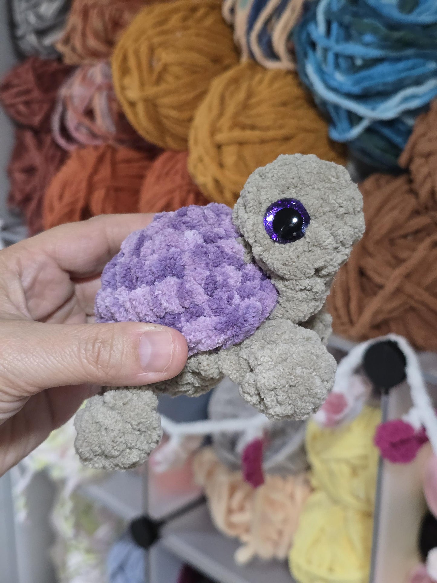 CROCHET PATTERN, Norman the Turtle, NO Sew Crochet Pattern