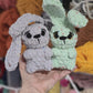 Crochet Pattern, Pocket Bunny, NO Sew Pattern
