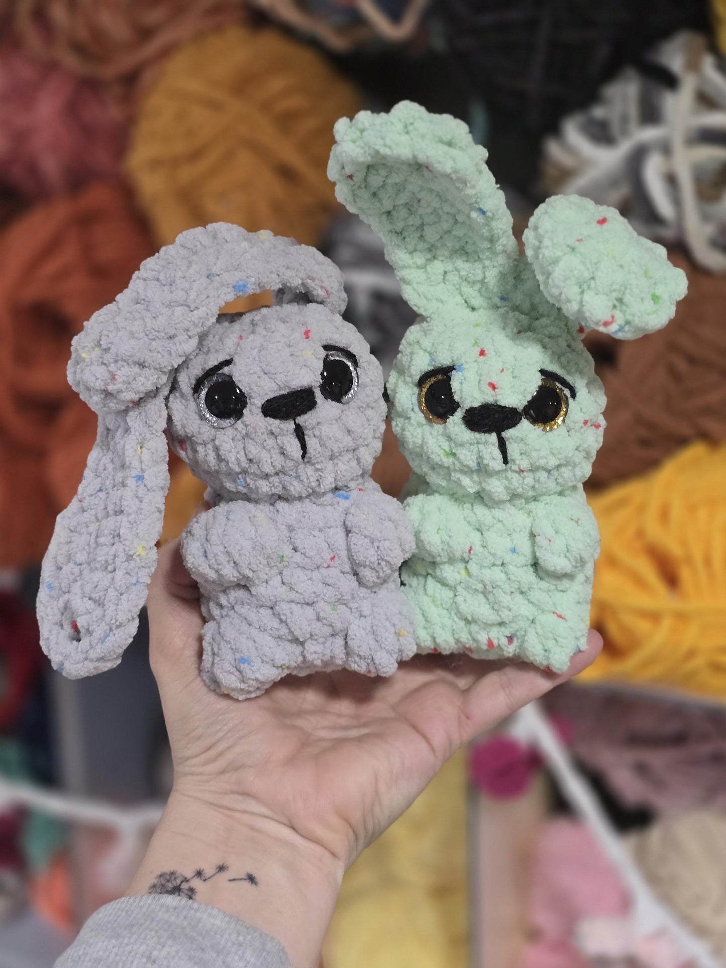 Crochet Pattern, Pocket Bunny, NO Sew Pattern