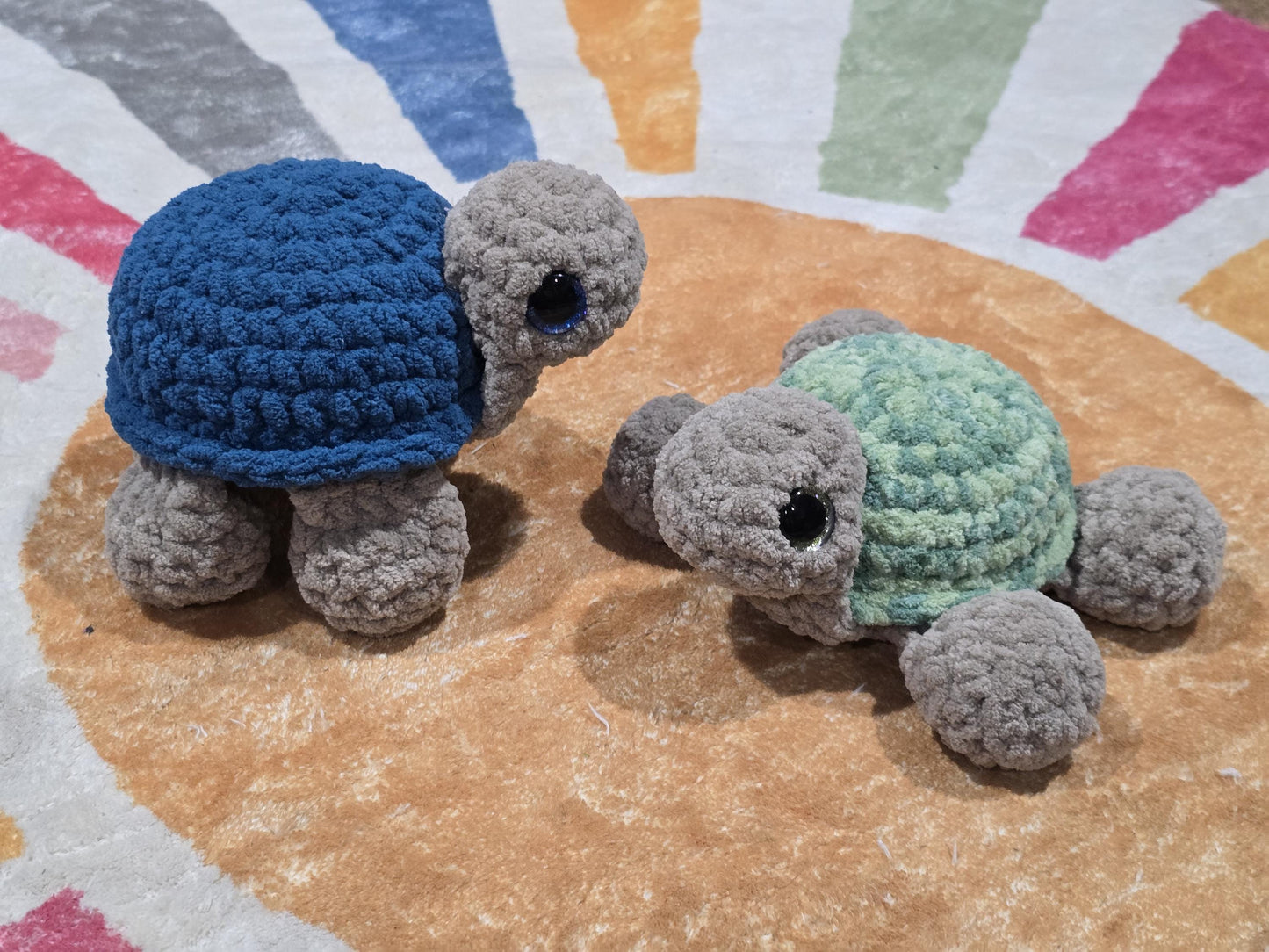 Crochet Pattern, Melvin the Turtle, NO Sew Crochet Pattern