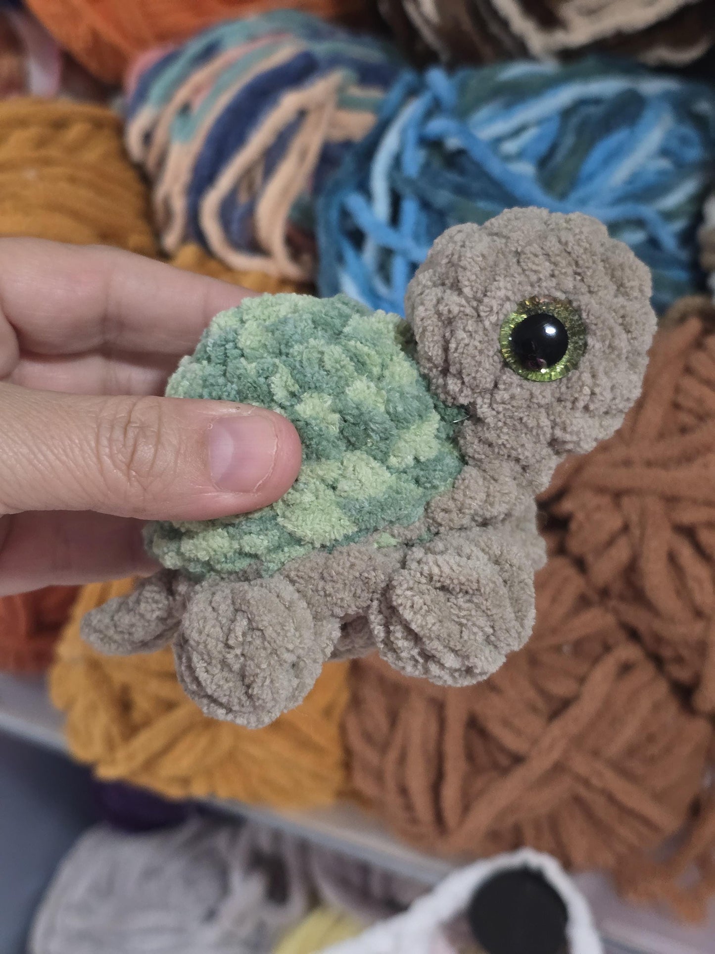 CROCHET PATTERN, Tank the Turtle, No Sew Crochet Pattern