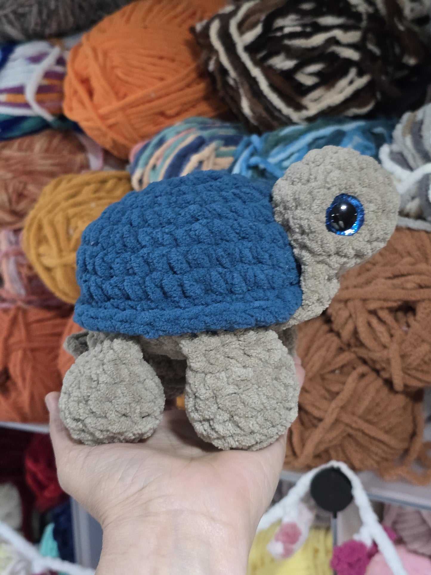 Crochet Pattern, Melvin the Turtle, NO Sew Crochet Pattern
