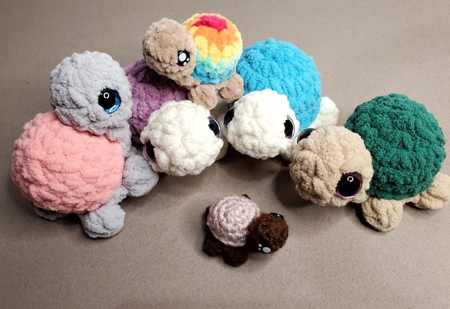 CROCHET PATTERN, Tank the Turtle, No Sew Crochet Pattern