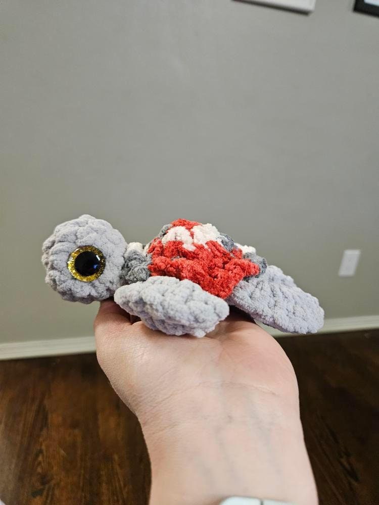 Crochet Pattern, Shelly the Sea Turtle, No Sew Crochet Pattern