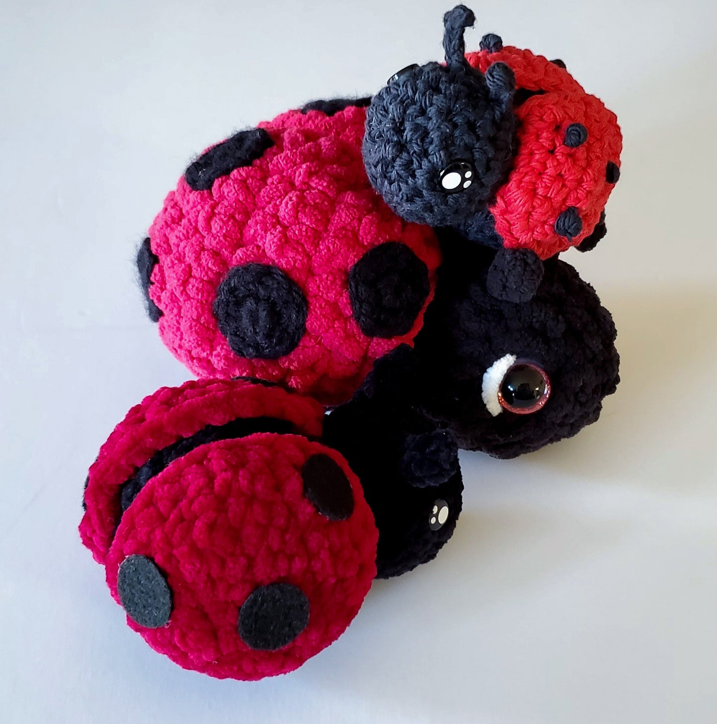 Crochet Pattern Bundle, Lady Bug Crochet Duo, Lily and Rosie Lady Bug