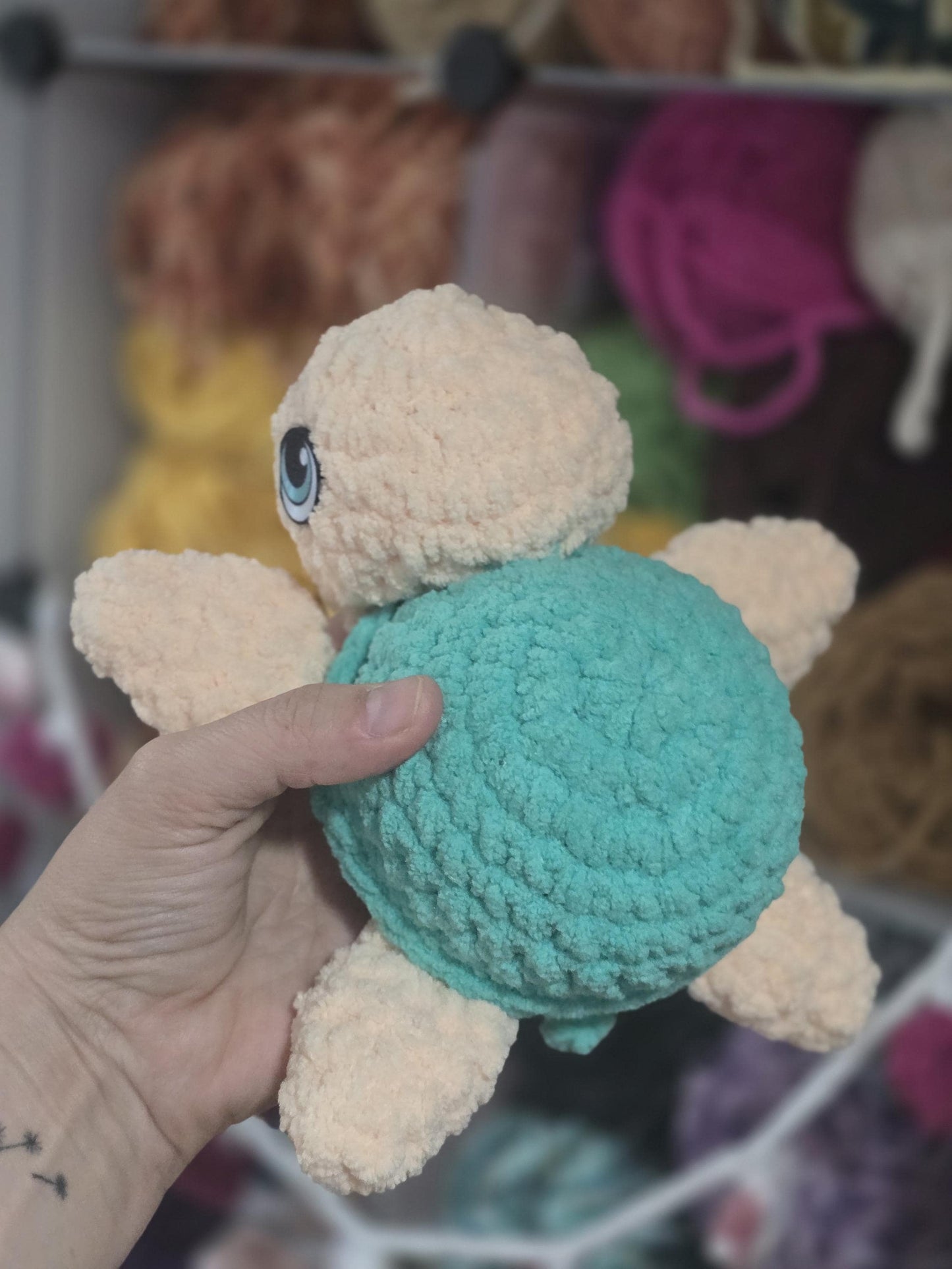 Tully the Sea Turtle Crochet Pattern | No Sew Amigurumi Turtle| Beginner Friendly Plush | Bubble Buddies