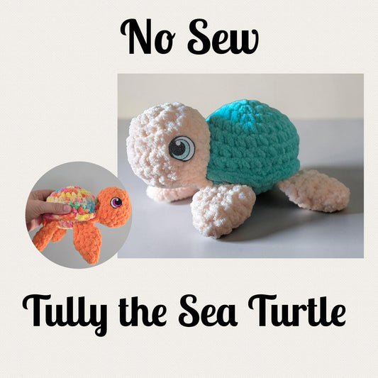 Tully the Sea Turtle Crochet Pattern | No Sew Amigurumi Turtle| Beginner Friendly Plush | Bubble Buddies