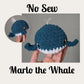 Marlo the Whale Crochet Pattern | No Sew Amigurumi Whale | Beginner Friendly Plush | Bubble Buddies