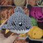 Shelby the Shark Crochet Pattern | No Sew Amigurumi Shark | Beginner Friendly Plush | Bubble Buddies