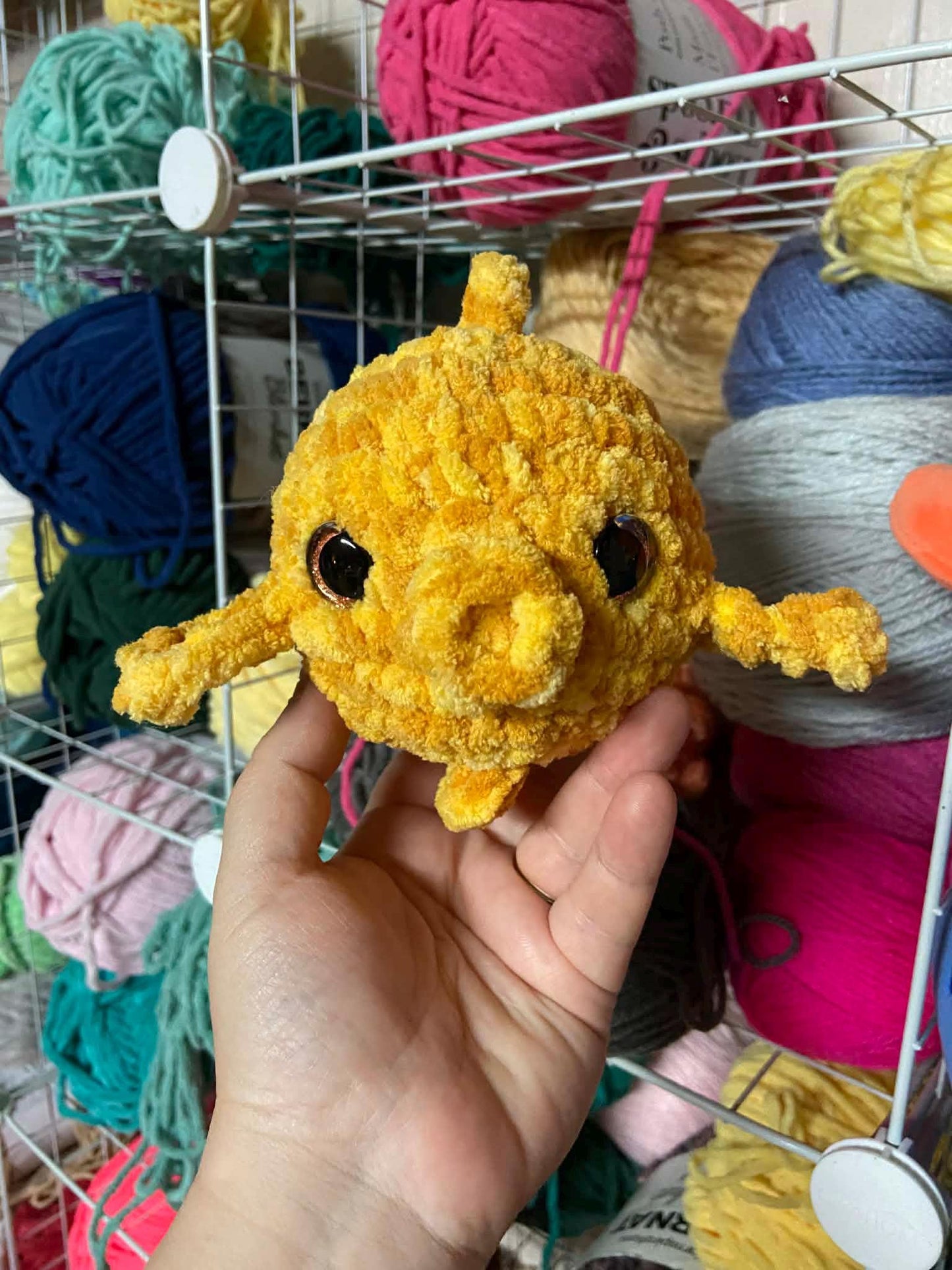 Gillbert the Goldfish Crochet Pattern | No Sew Amigurumi Goldfish | Beginner Friendly Plush | Bubble Buddies