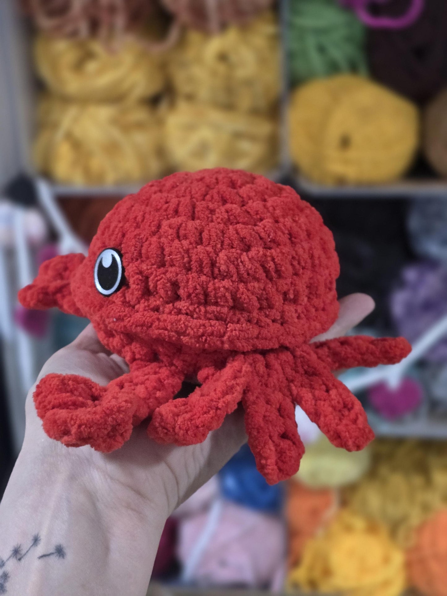 Crabastian the Crab Crochet Pattern | No Sew Amigurumi Crab | Beginner Friendly Plush | Bubble Buddies