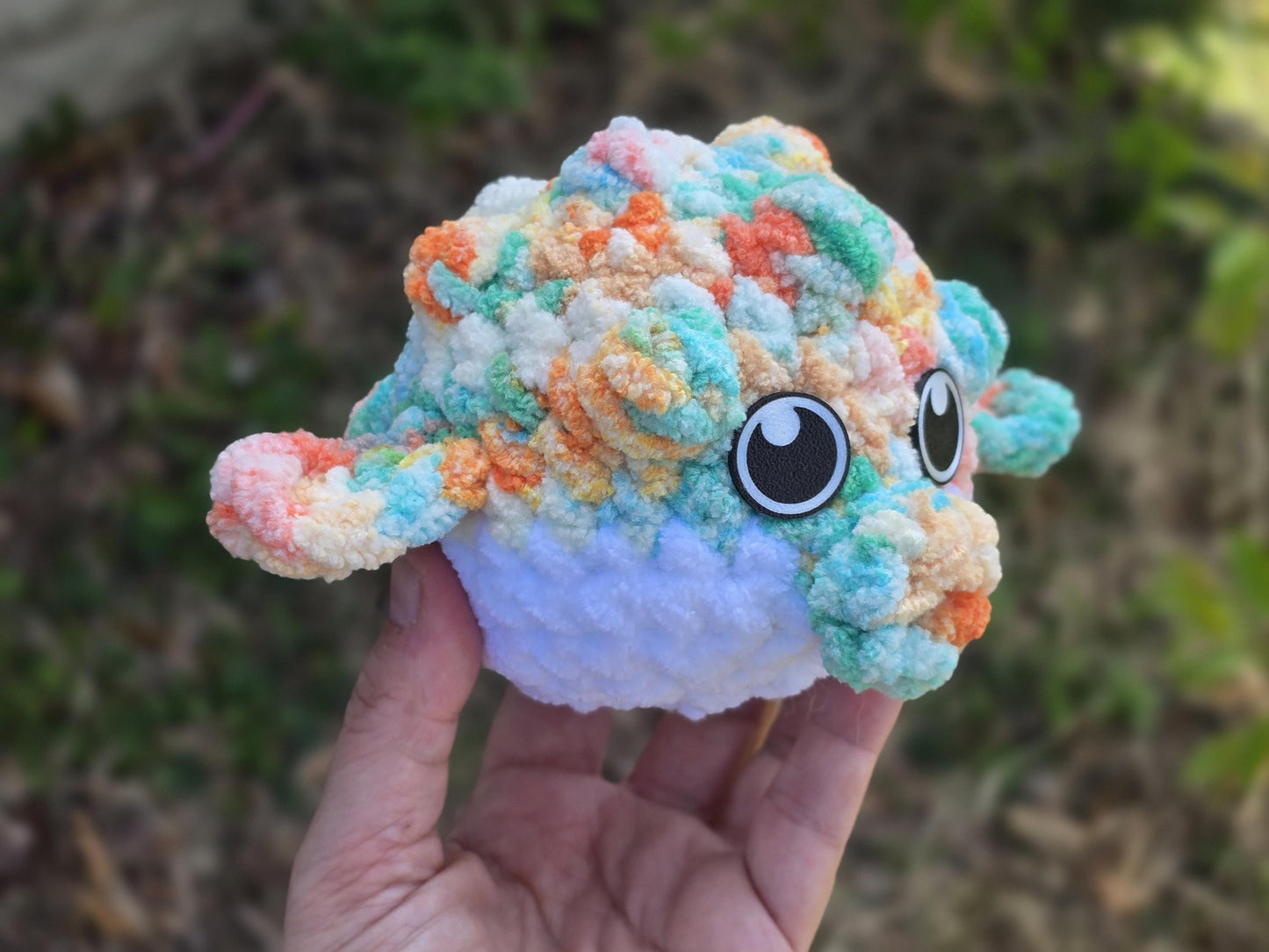 Nate the Pufferfish Crochet Pattern | No Sew Amigurumi Pufferfish | Beginner Friendly Plush | Bubble Buddies