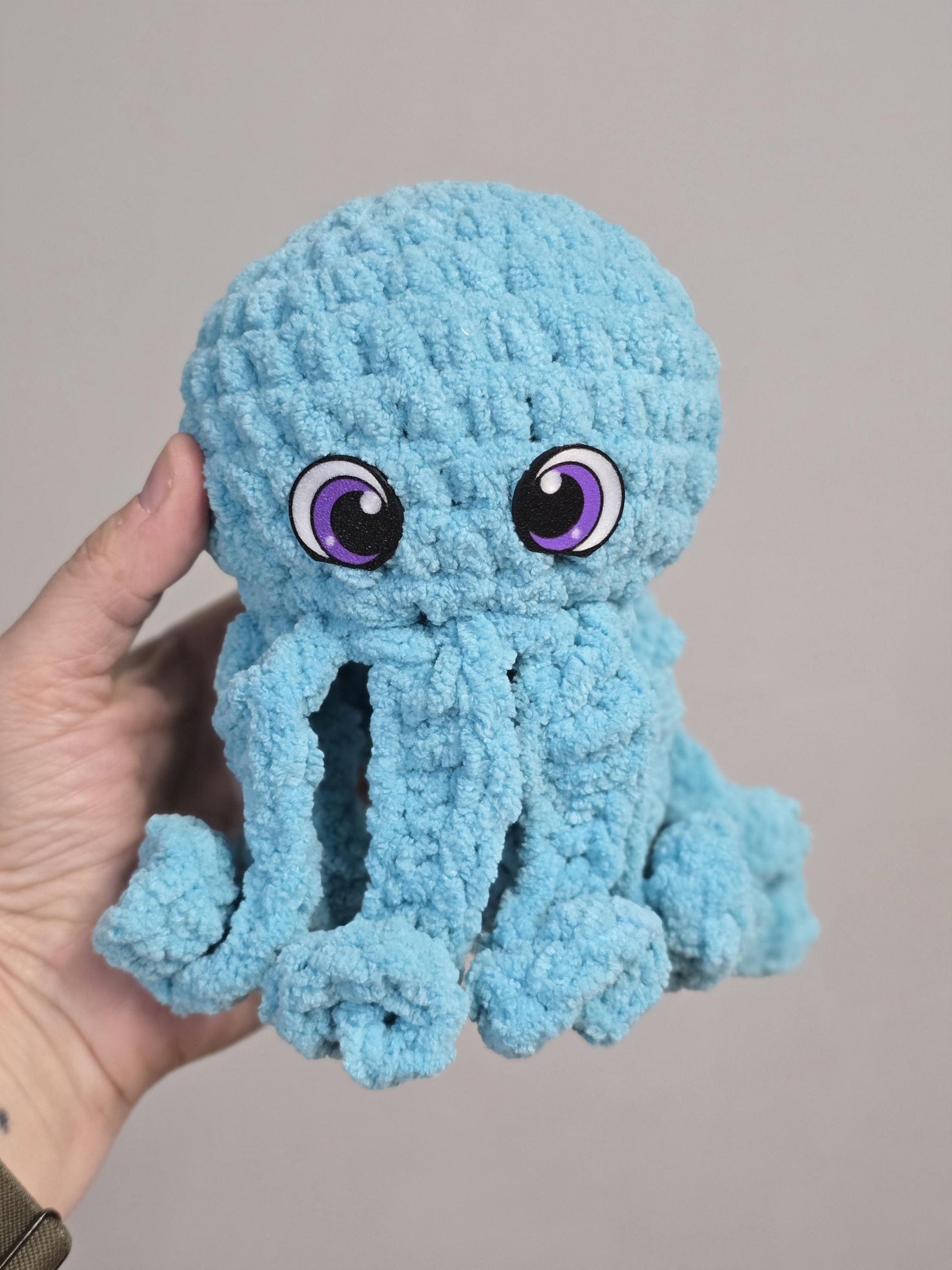 Sea Creature Crochet Pattern Bundle | No Sew Amigurumi Set 2 | Shark, Octopus, Anglerfish, Crab, Whale Shark, Blobfish | Bubble Buddies
