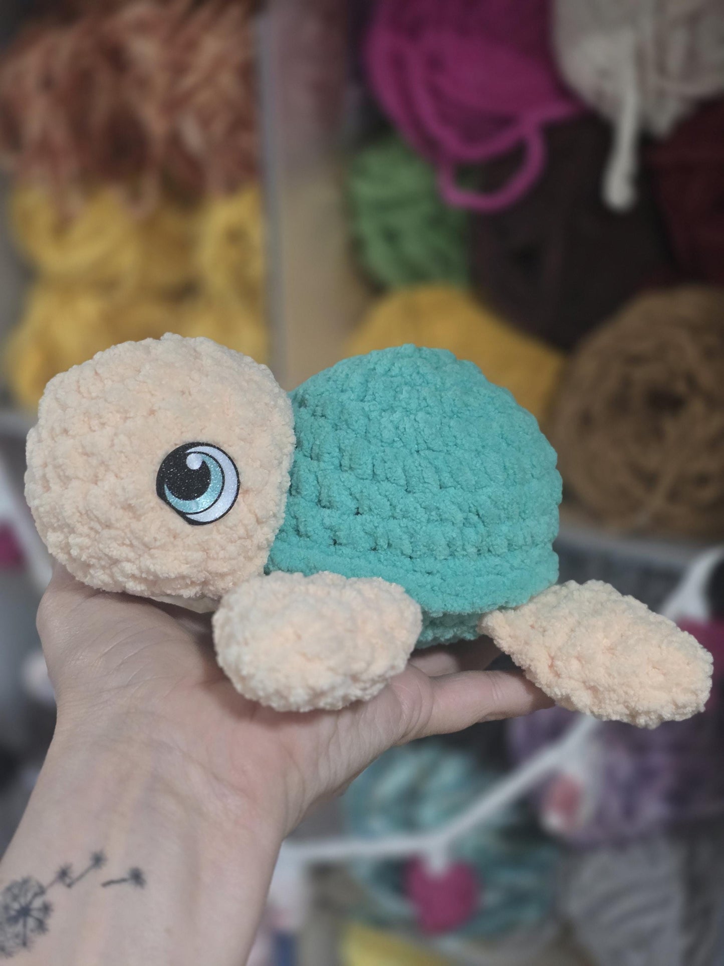 Tully the Sea Turtle Crochet Pattern | No Sew Amigurumi Turtle| Beginner Friendly Plush | Bubble Buddies