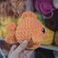 Gillbert the Goldfish Crochet Pattern | No Sew Amigurumi Goldfish | Beginner Friendly Plush | Bubble Buddies