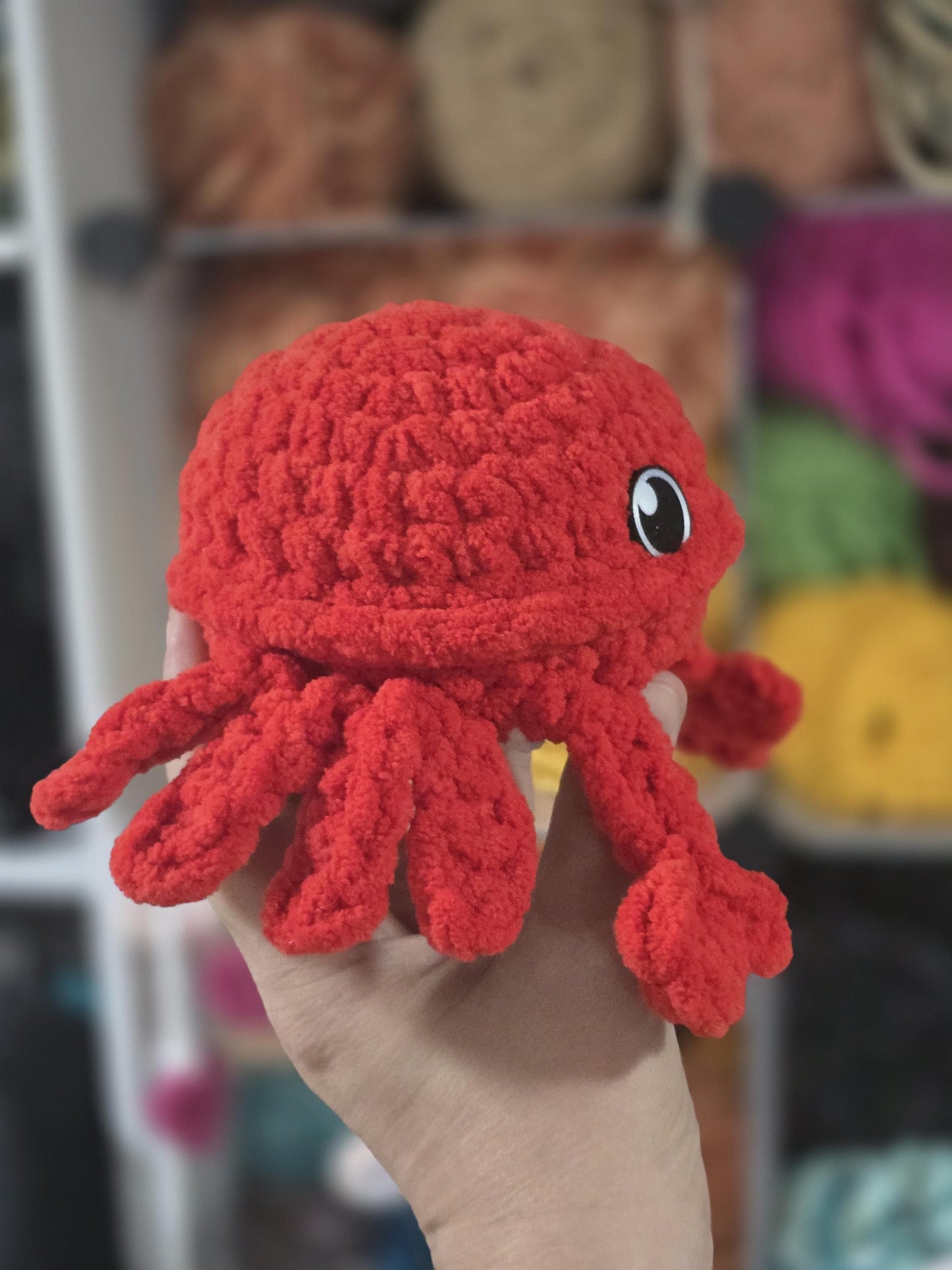 Crabastian the Crab Crochet Pattern | No Sew Amigurumi Crab | Beginner Friendly Plush | Bubble Buddies