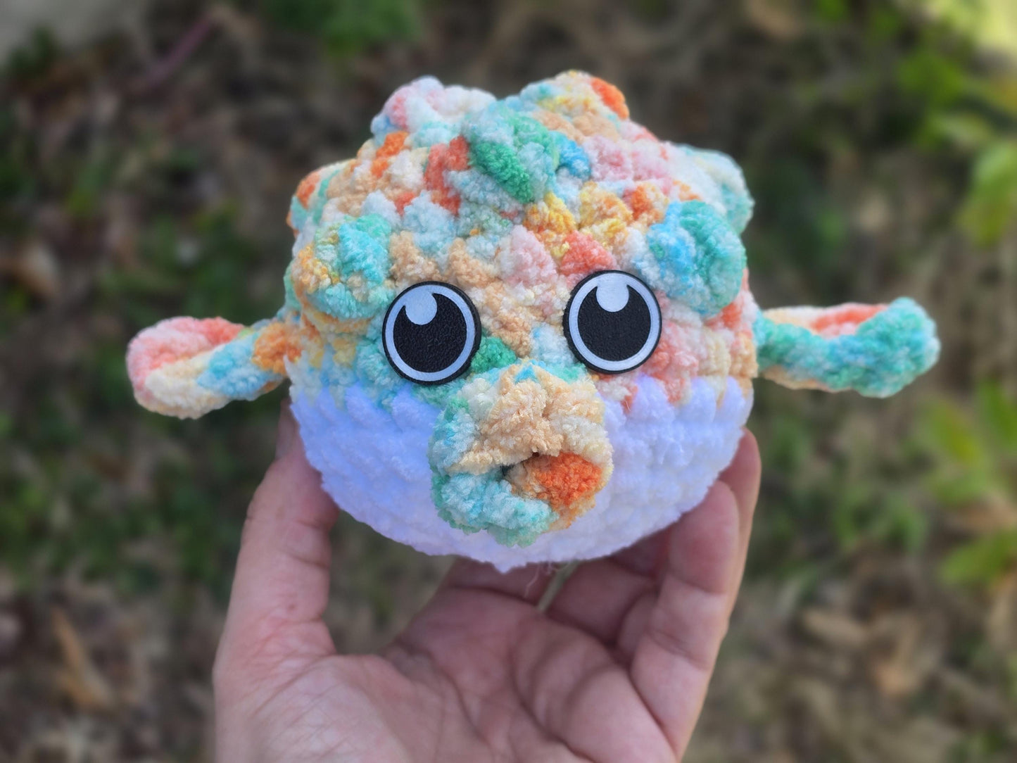 Nate the Pufferfish Crochet Pattern | No Sew Amigurumi Pufferfish | Beginner Friendly Plush | Bubble Buddies