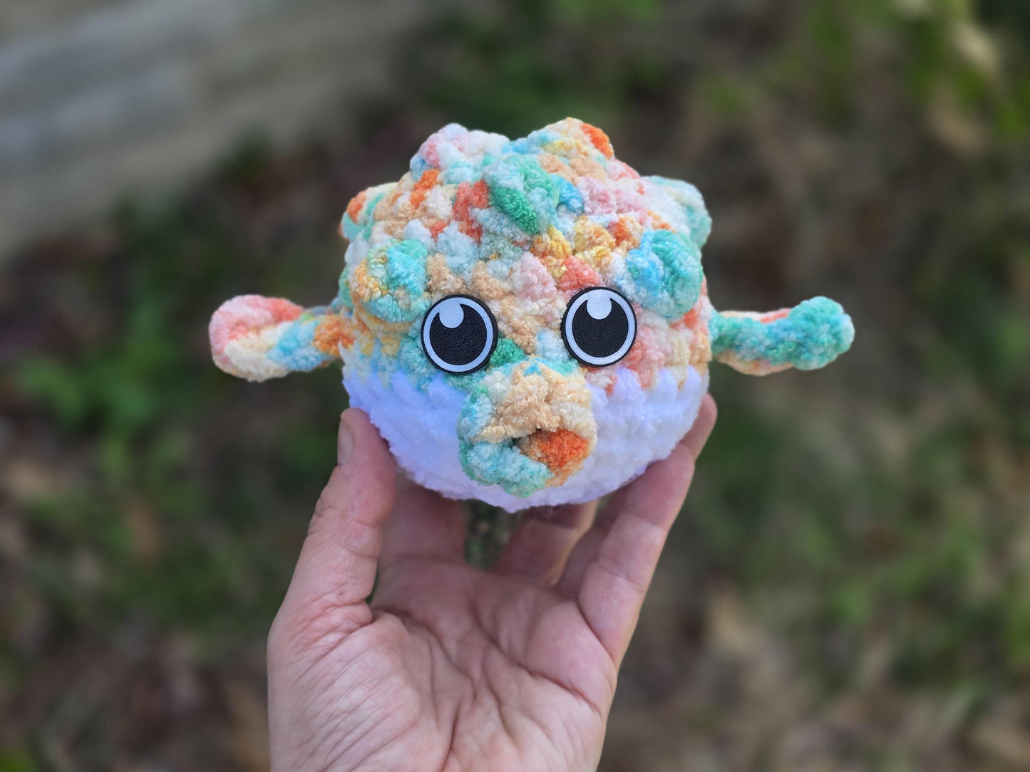 Nate the Pufferfish Crochet Pattern | No Sew Amigurumi Pufferfish | Beginner Friendly Plush | Bubble Buddies