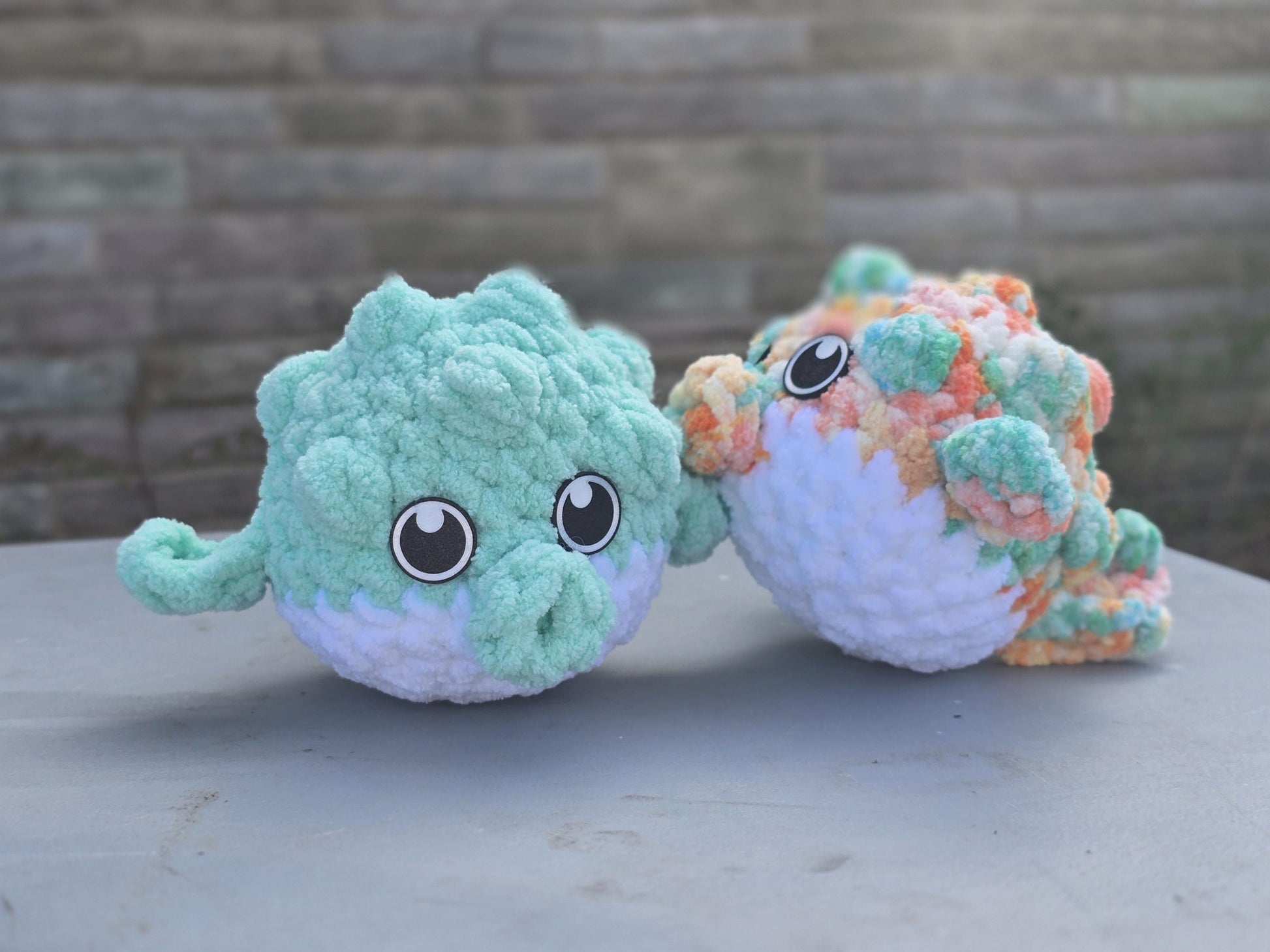 Nate the Pufferfish Crochet Pattern | No Sew Amigurumi Pufferfish | Beginner Friendly Plush | Bubble Buddies