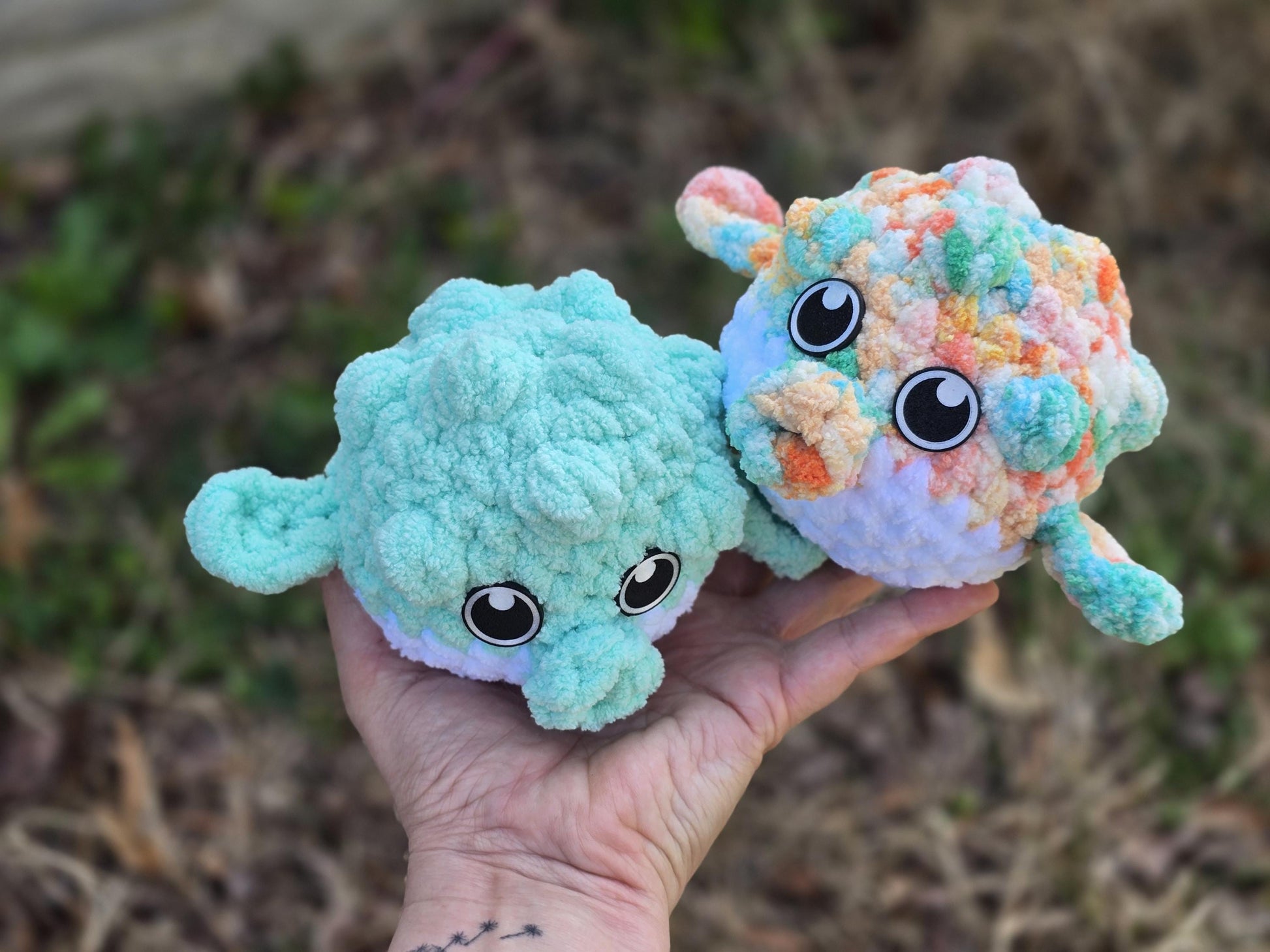 Nate the Pufferfish Crochet Pattern | No Sew Amigurumi Pufferfish | Beginner Friendly Plush | Bubble Buddies