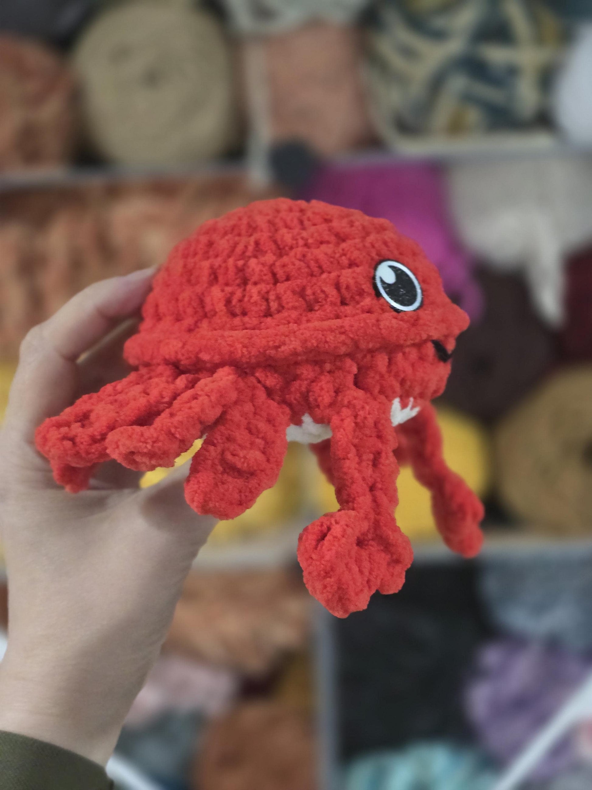 Sea Creature Crochet Pattern Bundle | No Sew Amigurumi Set 2 | Shark, Octopus, Anglerfish, Crab, Whale Shark, Blobfish | Bubble Buddies