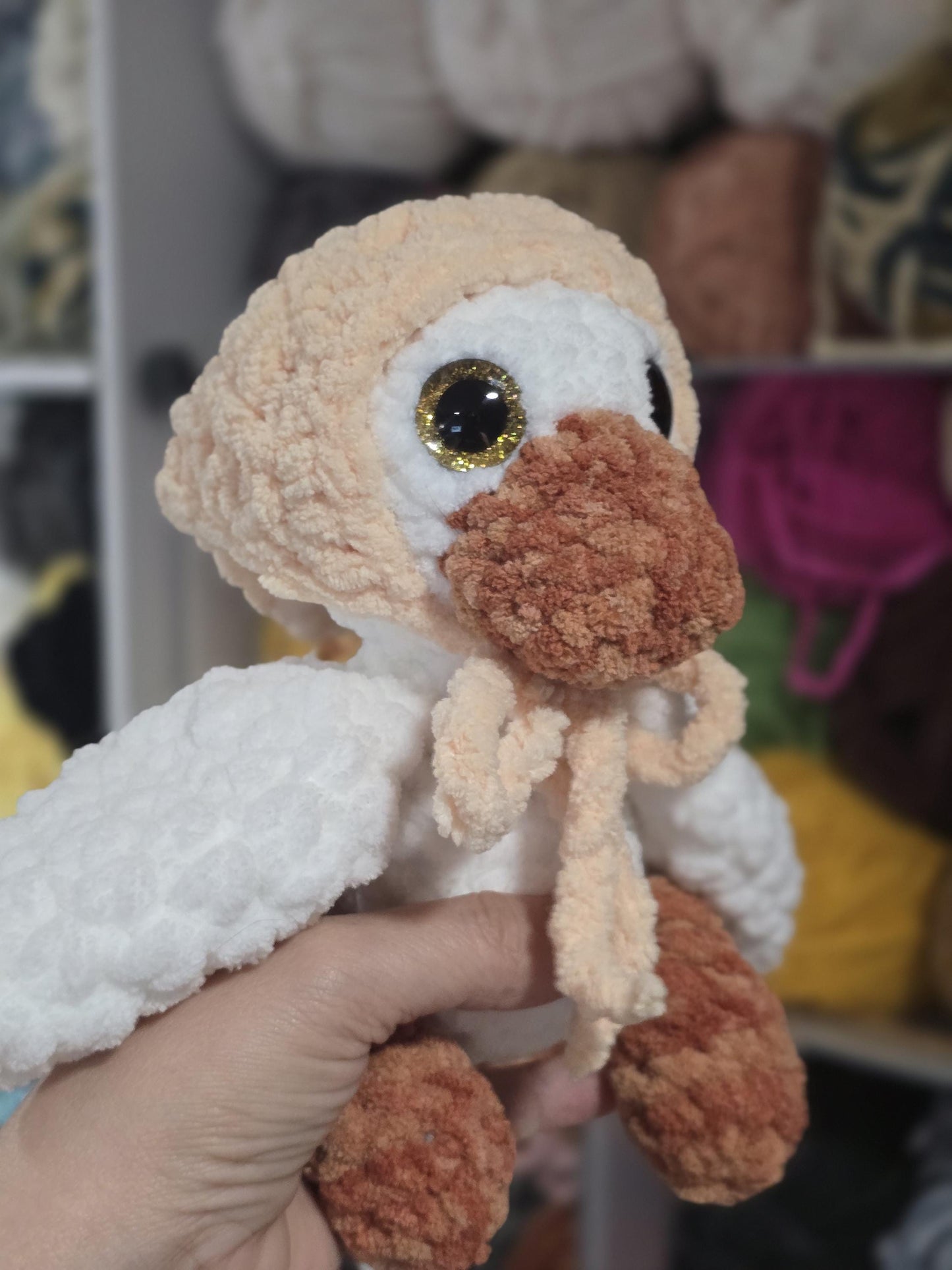 Crochet Pattern, Gertie the Goose, Amigurumi Plush Pattern, Goose Crochet Pattern, Plushie Pattern, Accessories Included, Digital Download