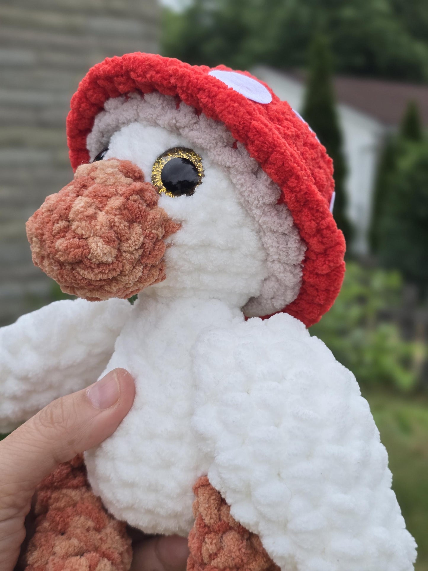 Crochet Pattern, Gertie the Goose, Amigurumi Plush Pattern, Goose Crochet Pattern, Plushie Pattern, Accessories Included, Digital Download