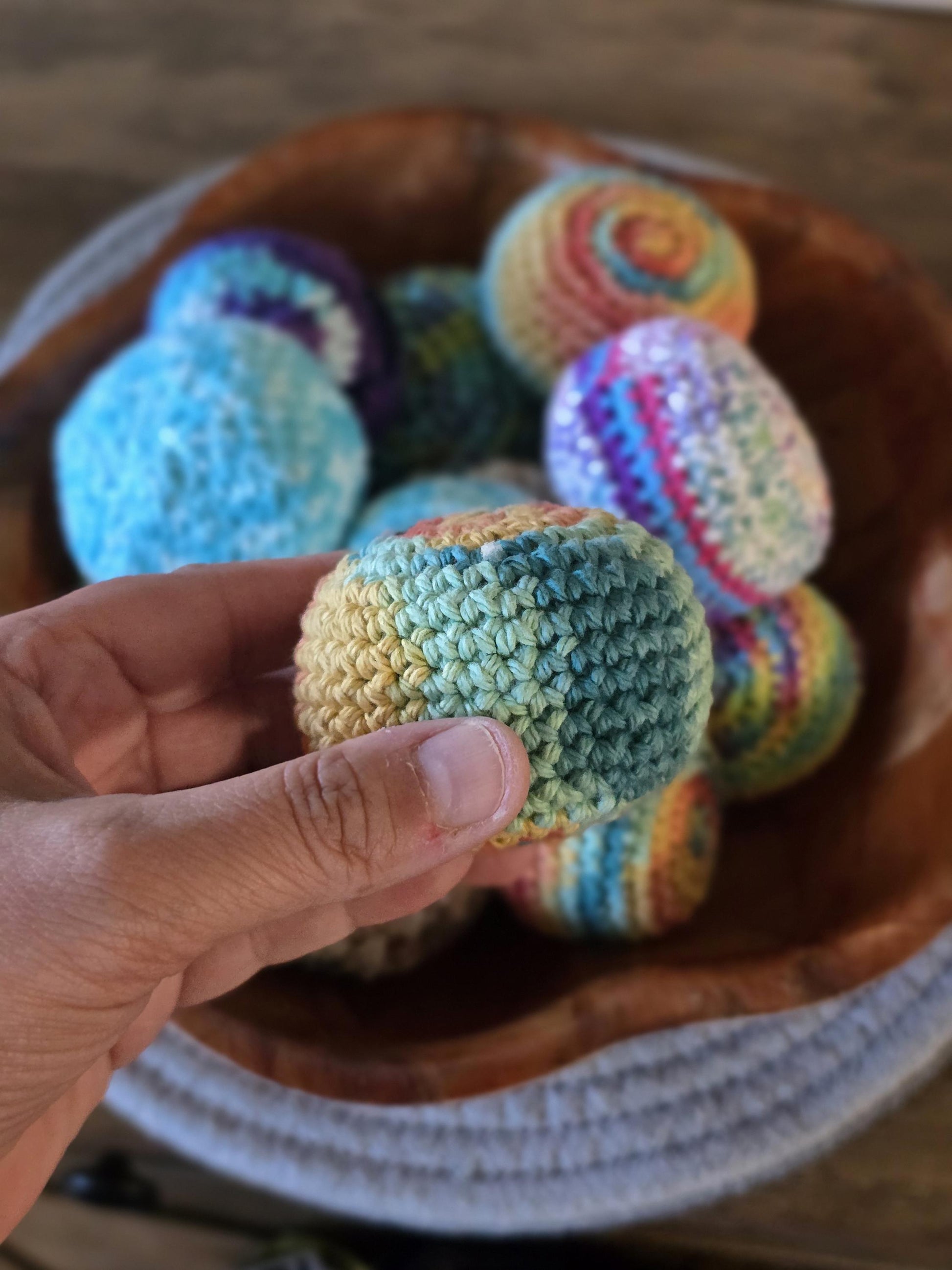 Old School Foot Bag Crochet Pattern, PDF, Footbag, Crocheted Kick Bag, Freestyle Foot Bag